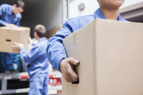 Man with van removal service helping with a Vauxhall flat move