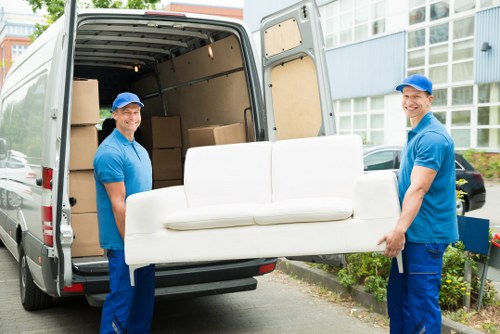 Local movers loading furniture for a home move in Vauxhall