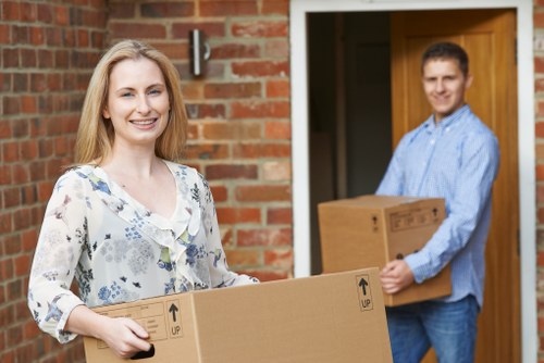 Checklist and packing preparation for an office move in Vauxhall