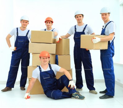 Office removals team planning a business move in Vauxhall