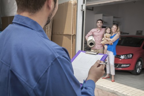 Local movers planning access for a commercial move near Vauxhall Station