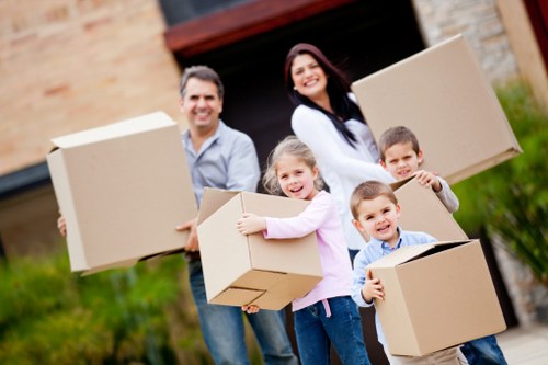 Organised moving-day unpacking service for a Vauxhall property