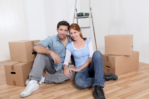 Careful furniture transport and unloading for local removals