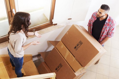 Local removal team handling a flat move in Vauxhall