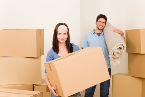 Securing furniture inside a moving van