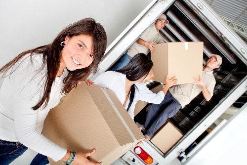 Prepared furniture pick-up job in a Vauxhall residential building